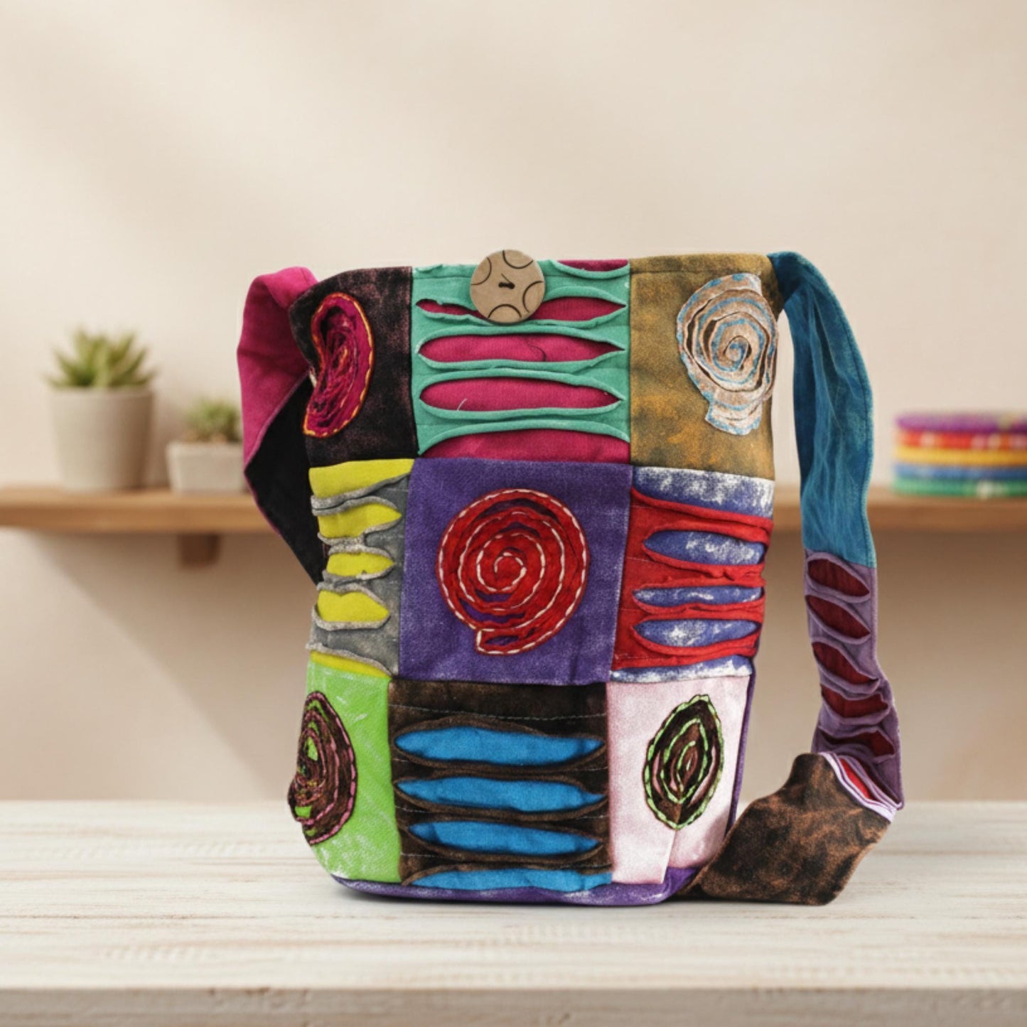 Patchwork Shoulder Bag