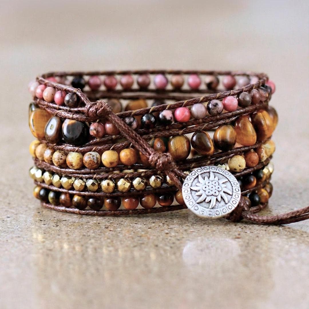 Tiger Eye Wrap Bracelet