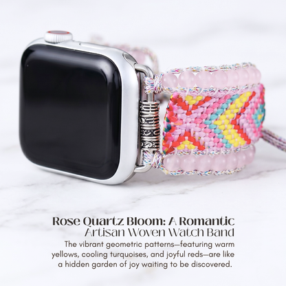 Rose Quartz Bloom Apple Watch Band