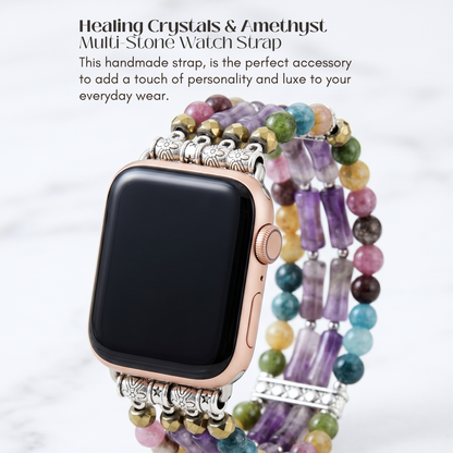 Amethyst & Multi-Stone Apple Watch Band