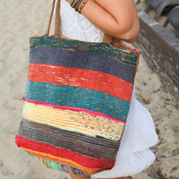 Boho Woven Tote Bag