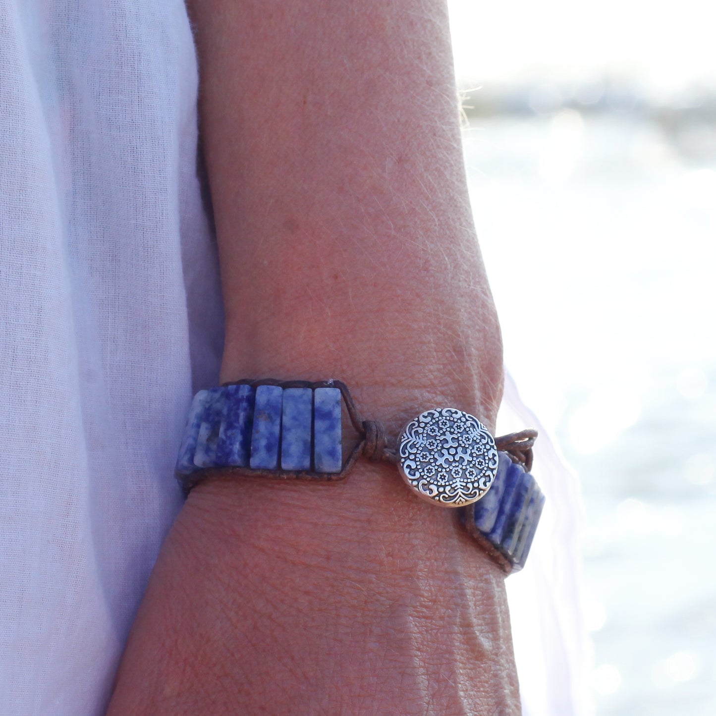 Lapis Lazuli Cuff Bracelet