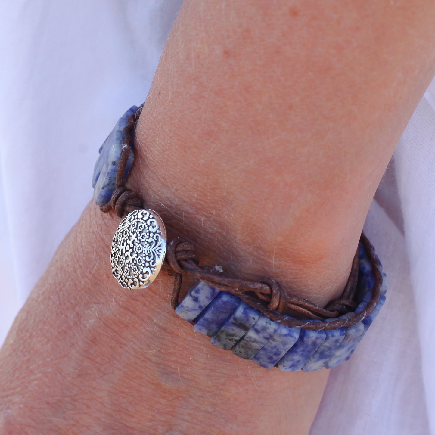 Lapis Lazuli Cuff Bracelet