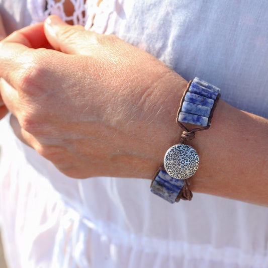 Lapis Lazuli Cuff Bracelet