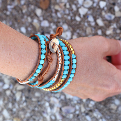 Turquoise Wrap Bracelet