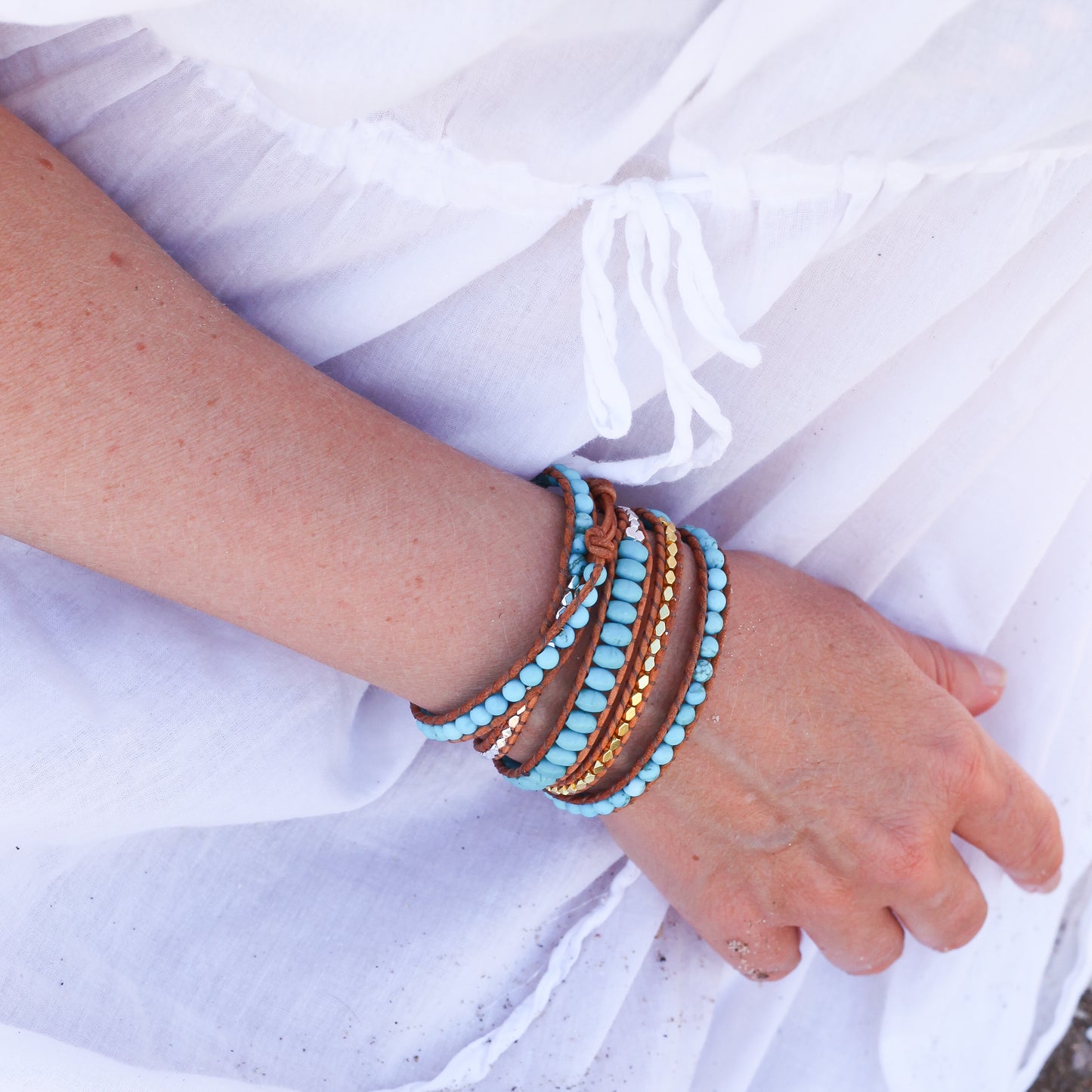 Turquoise Wrap Bracelet
