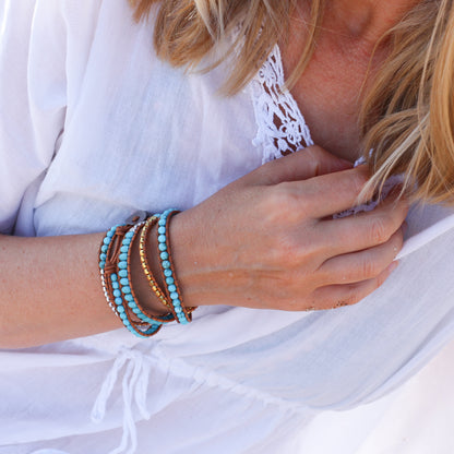 Turquoise Wrap Bracelet