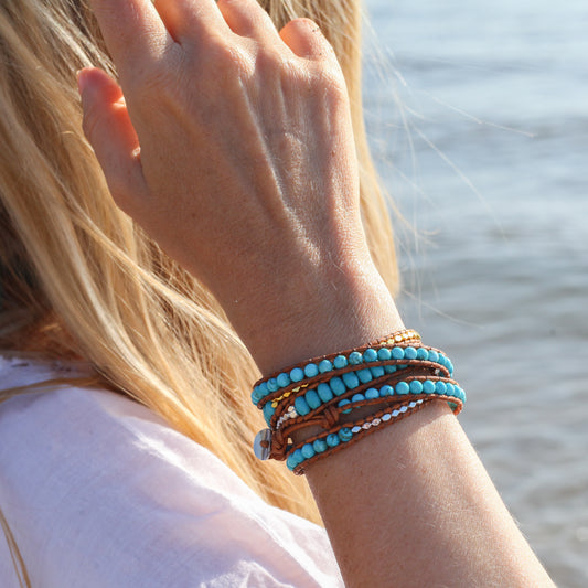 Turquoise Wrap Bracelet