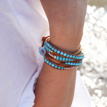 Turquoise Wrap Bracelet