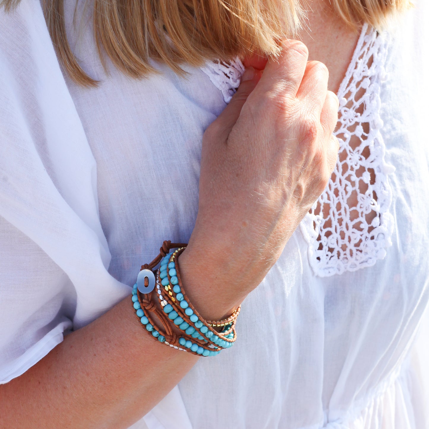 Turquoise Wrap Bracelet