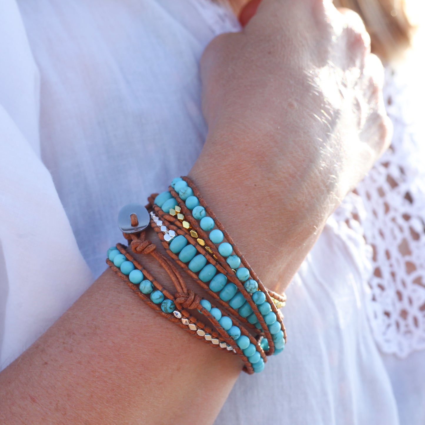 Turquoise Wrap Bracelet