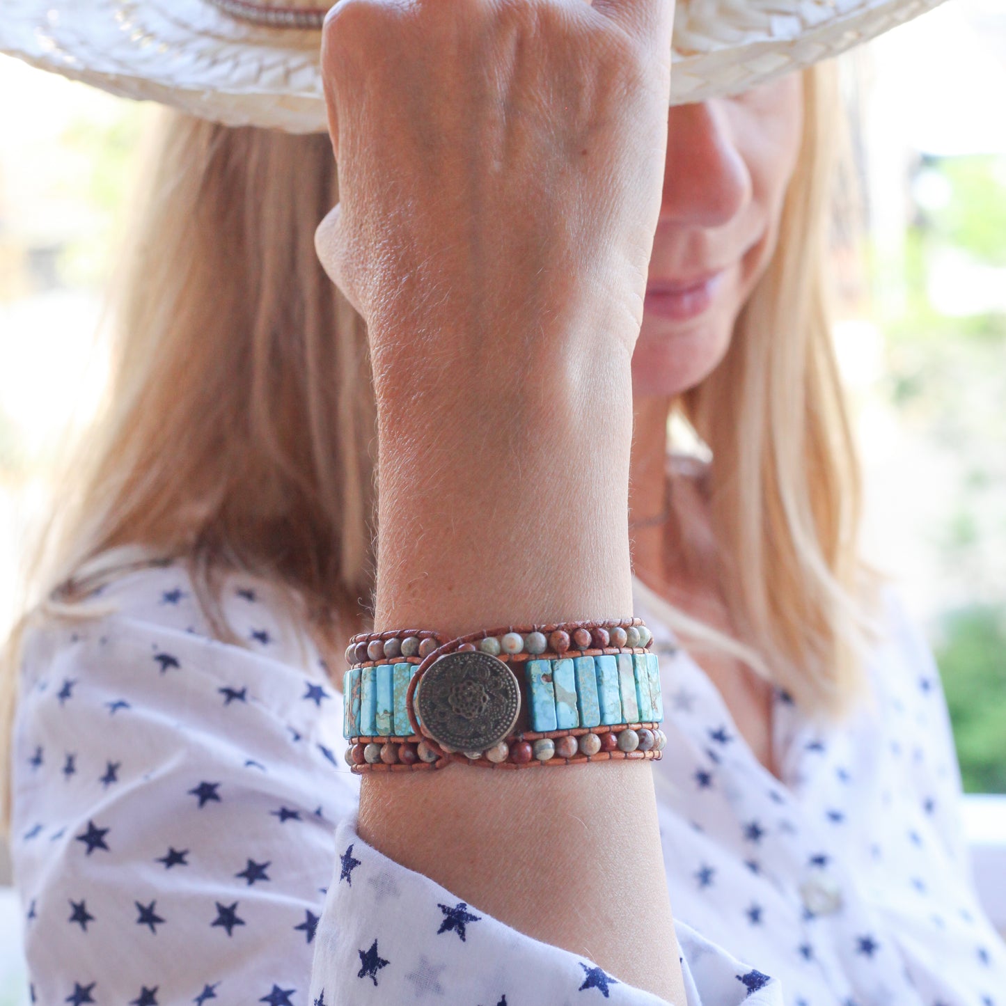 Turquoise Wrap Bracelet