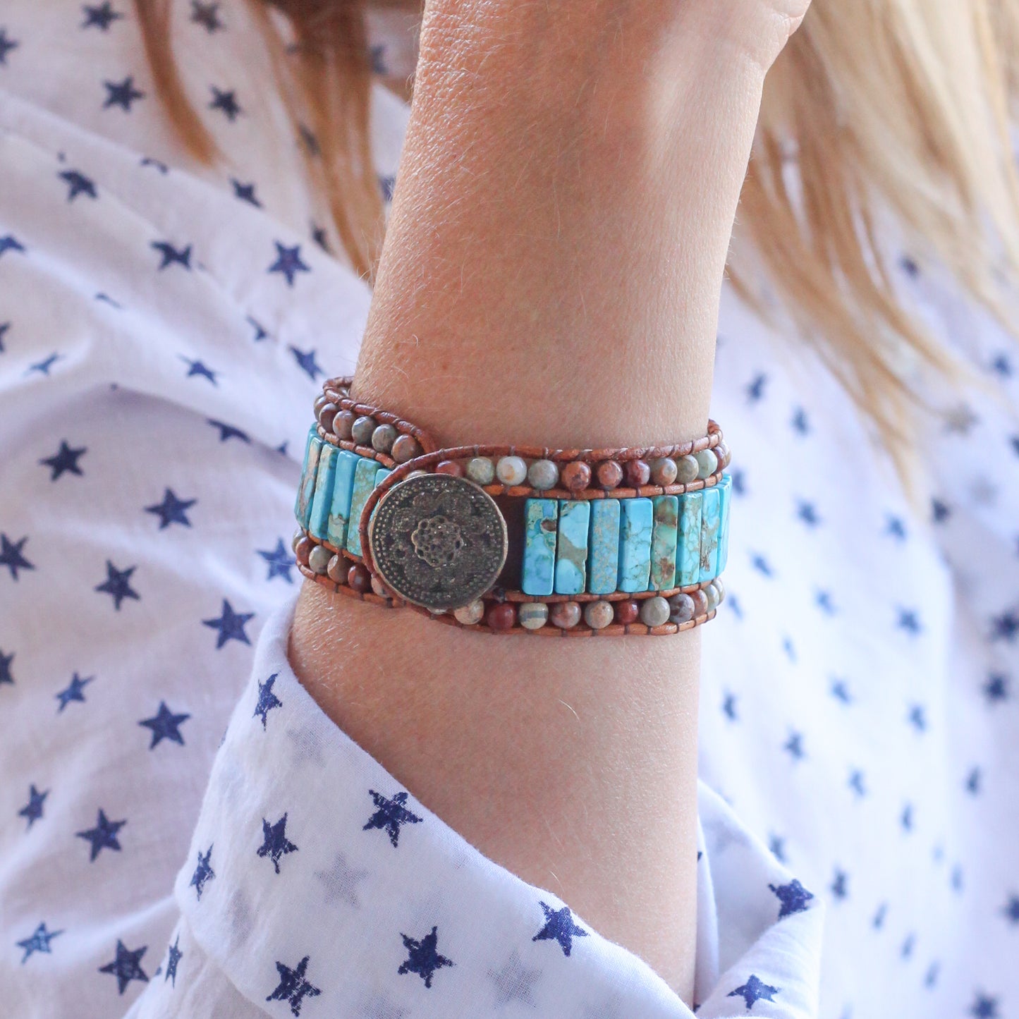 Turquoise Wrap Bracelet