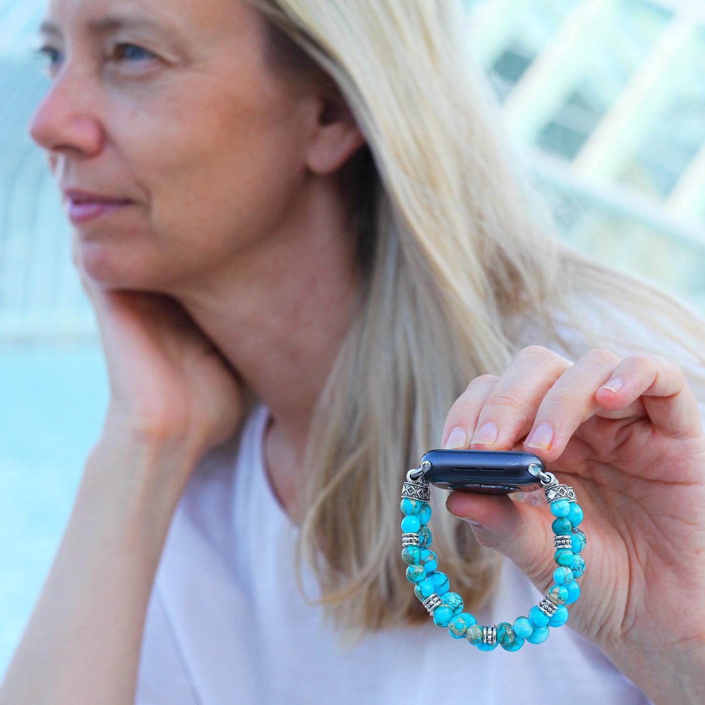 Turquoise Apple Watch Band