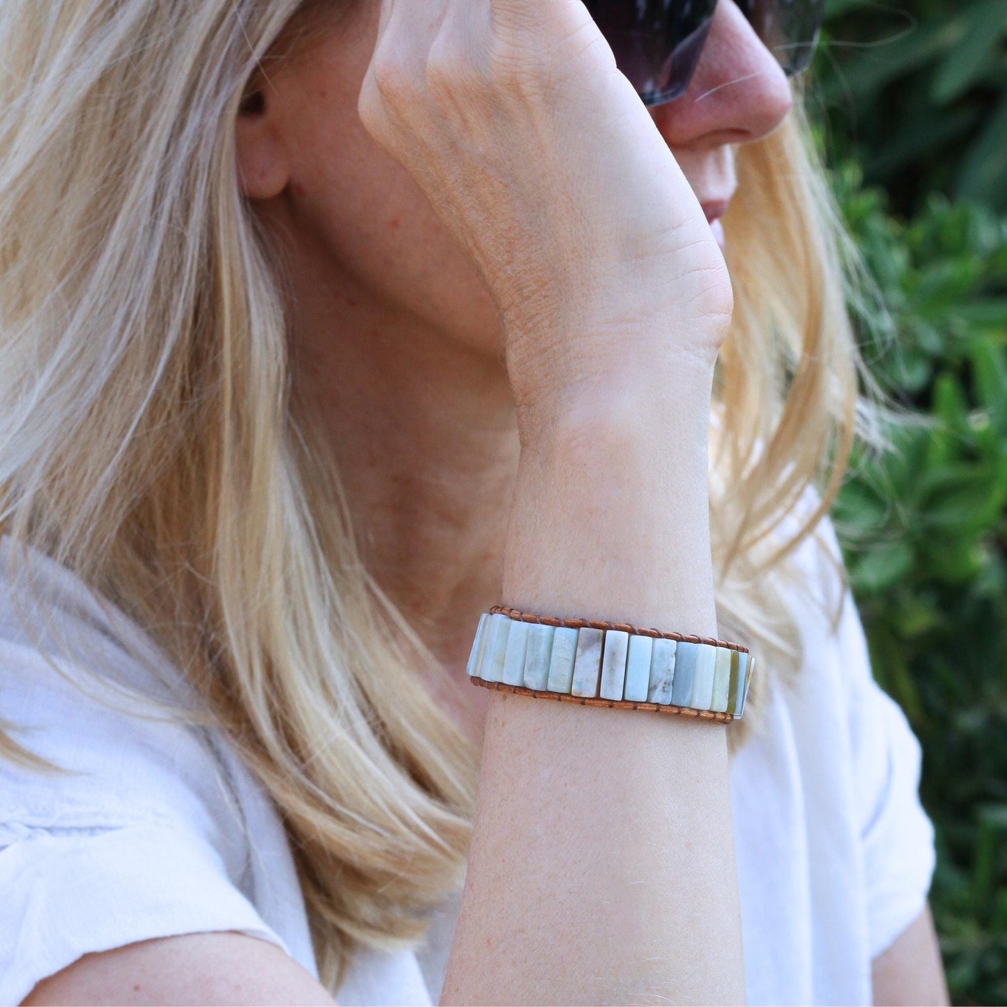Tree of Life Amazonite Bracelet