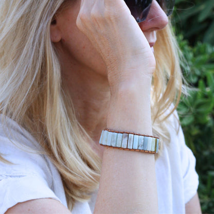 Tree of Life Amazonite Bracelet
