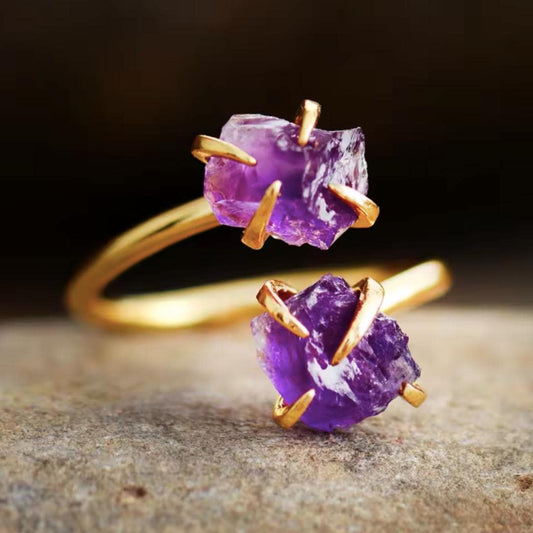 Amethyst Statement Ring