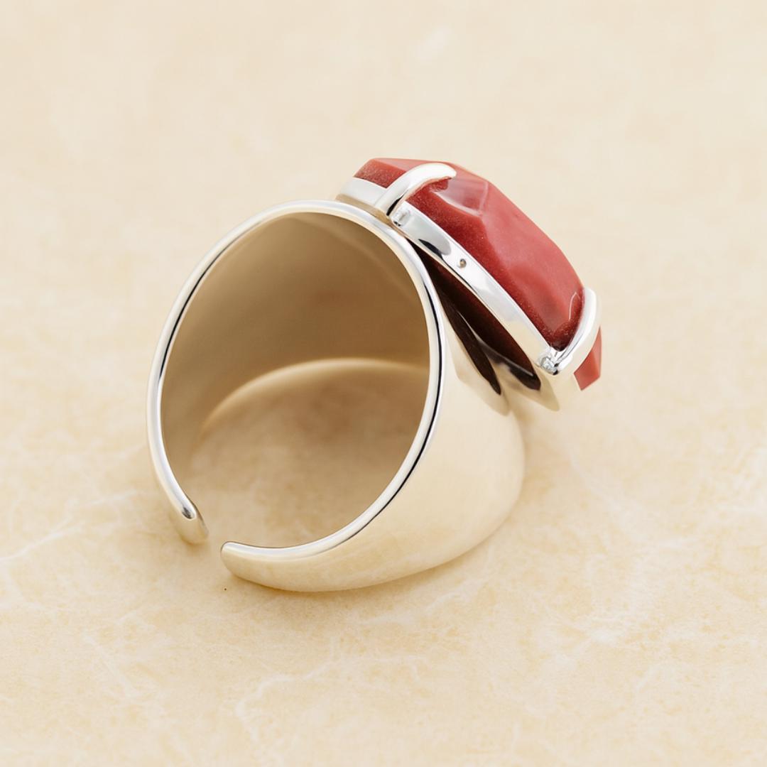 Rhodonite Statement Ring