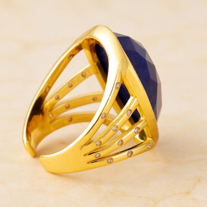 Gemstone Adjustable Ring