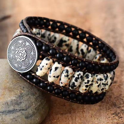 Dalmatian Jasper Bracelet