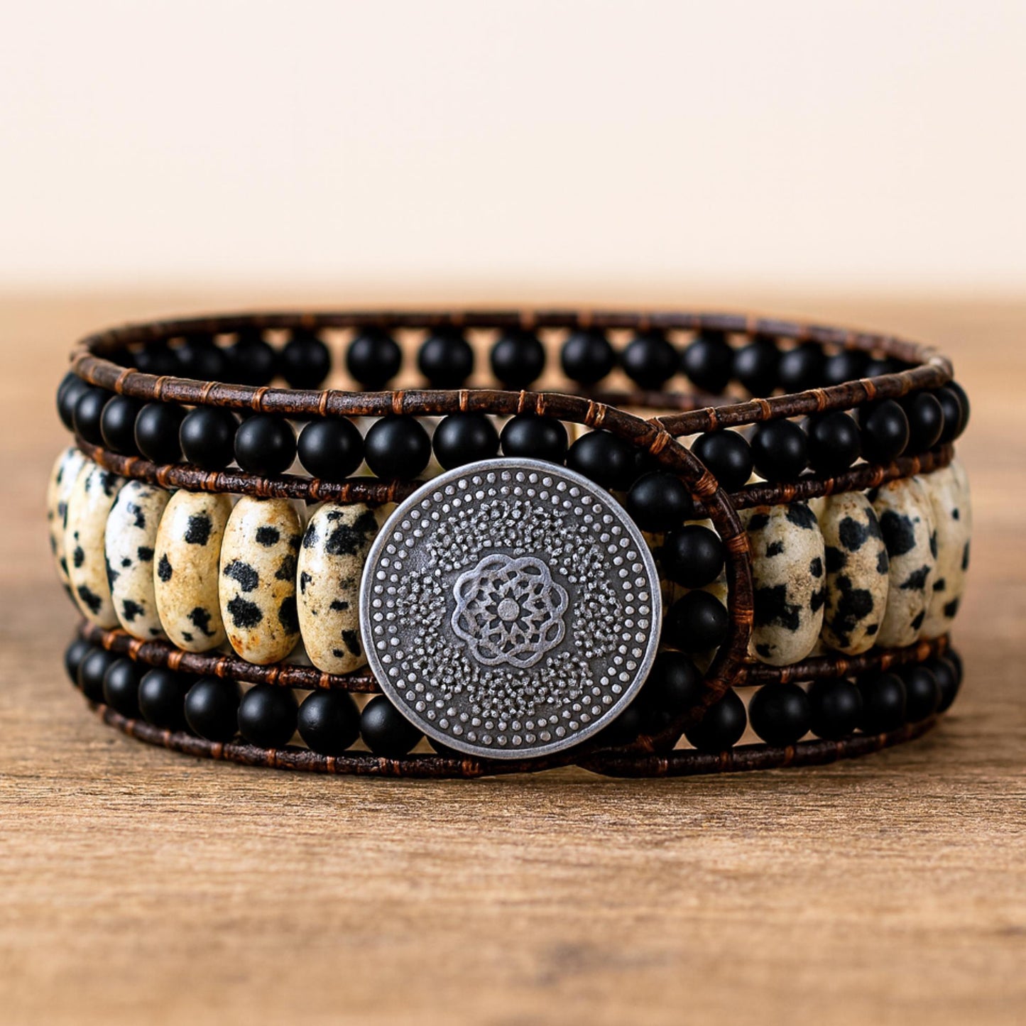 Dalmatian Jasper Bracelet