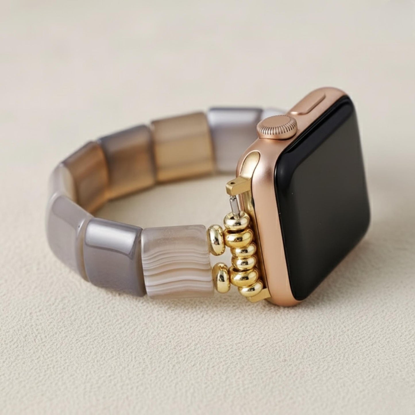 Luxury Onyx Stretch Watch Band