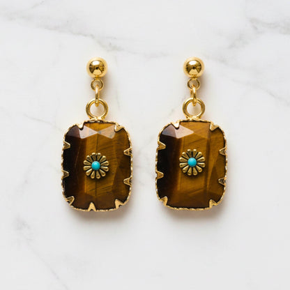 Boho Gemstone Earrings