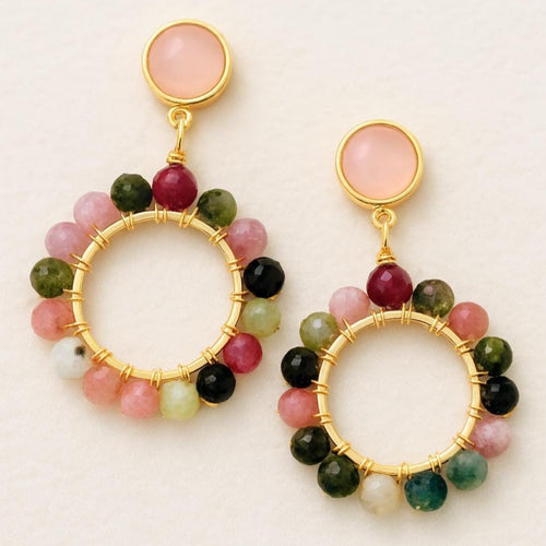 Boho Circle Earrings
