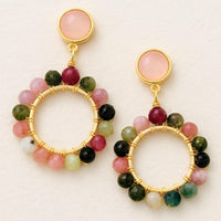 Boho Circle Earrings