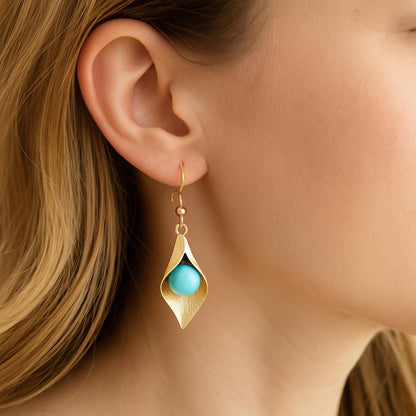 Turquoise Drop Earrings