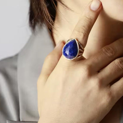 Gemstone Adjustable Ring