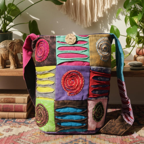 Patchwork Shoulder Bag