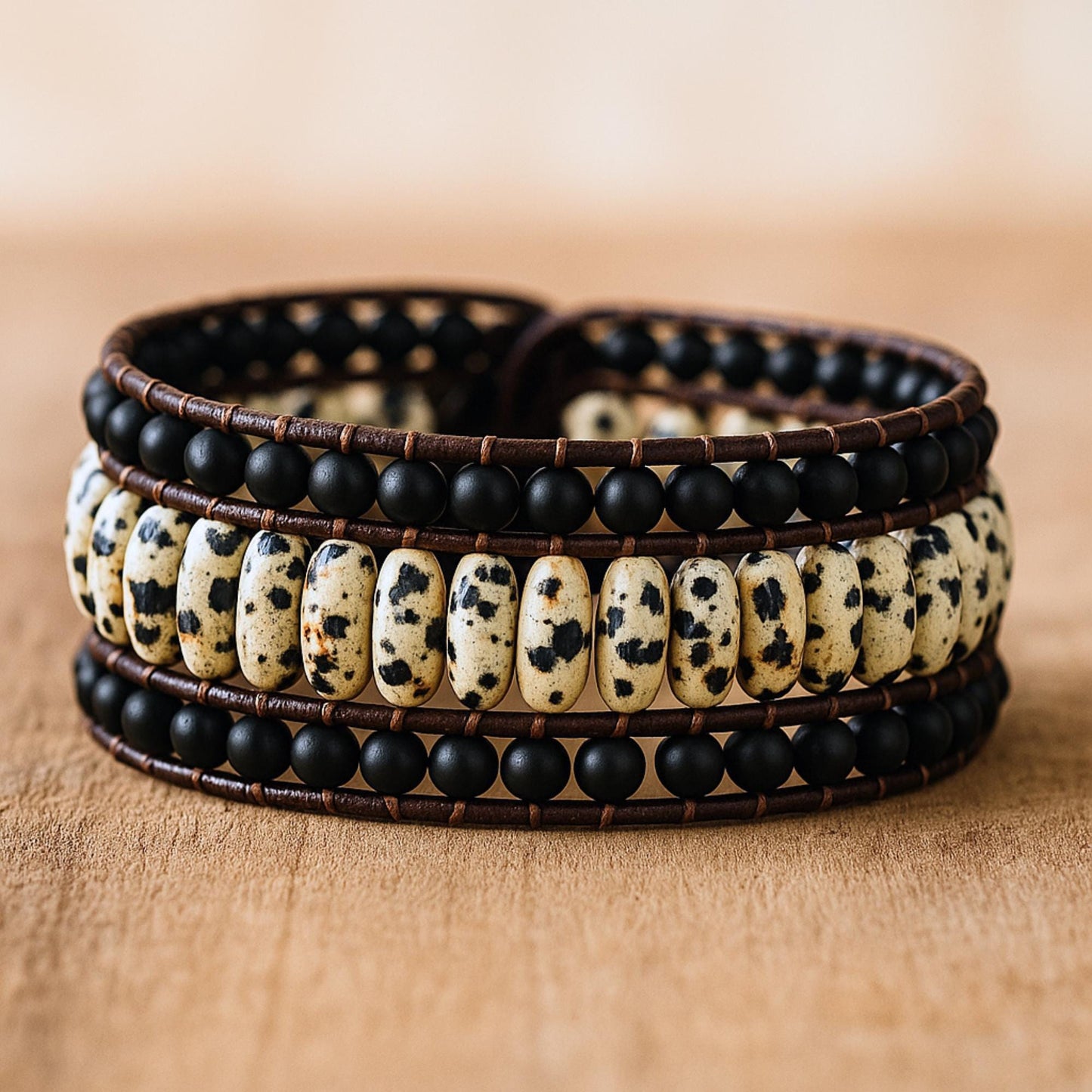 Dalmatian Jasper Bracelet