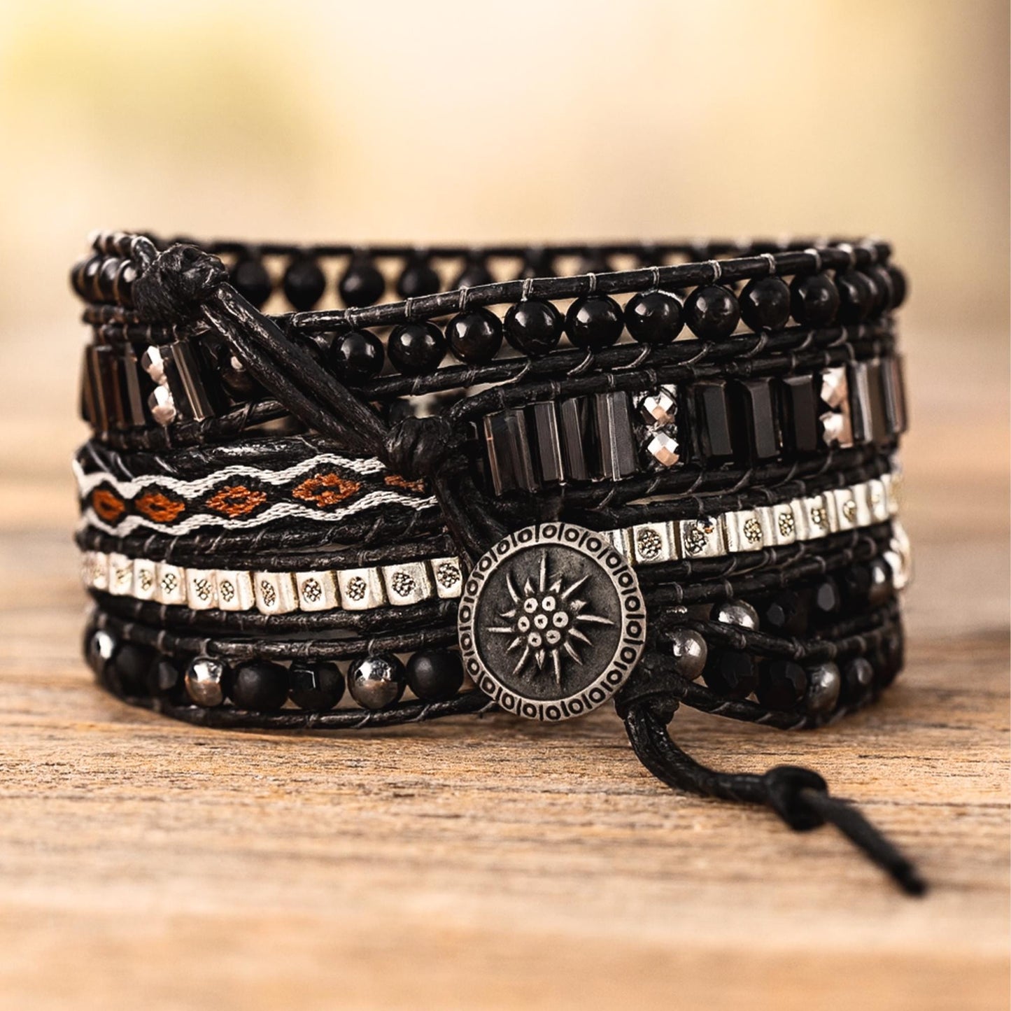 Onyx Hematite Bracelet