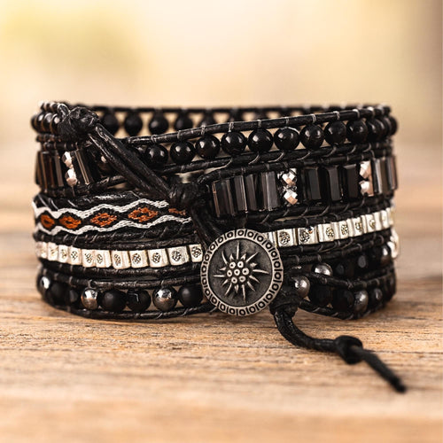 Onyx Hematite Bracelet