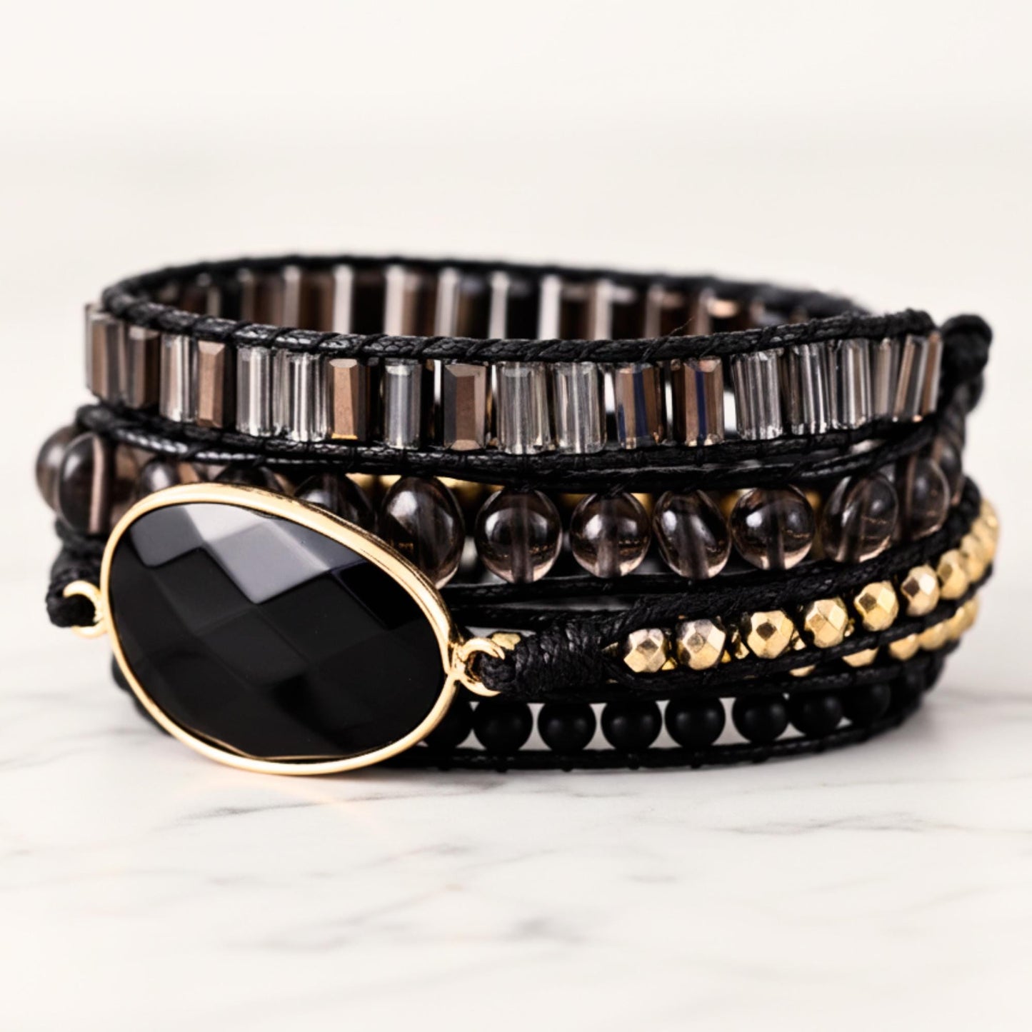 Black Agate Bracelet