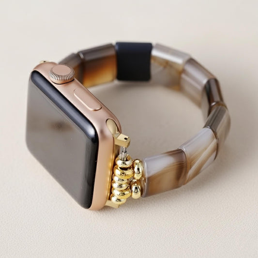 Luxury Onyx Stretch Watch Band
