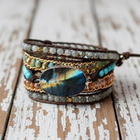 Labradorite Wrap Bracelet