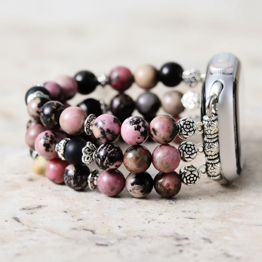 Rhodonite Apple Watch Strap