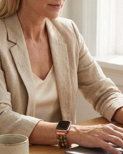 African Turquoise Jasper Apple Watch Band